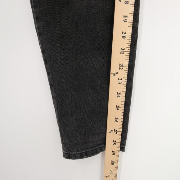 BDG Urban Outfitters Jeans Black Mom Jean High Rise High Waist Dark Wash Tapered - Picture 8 of 16